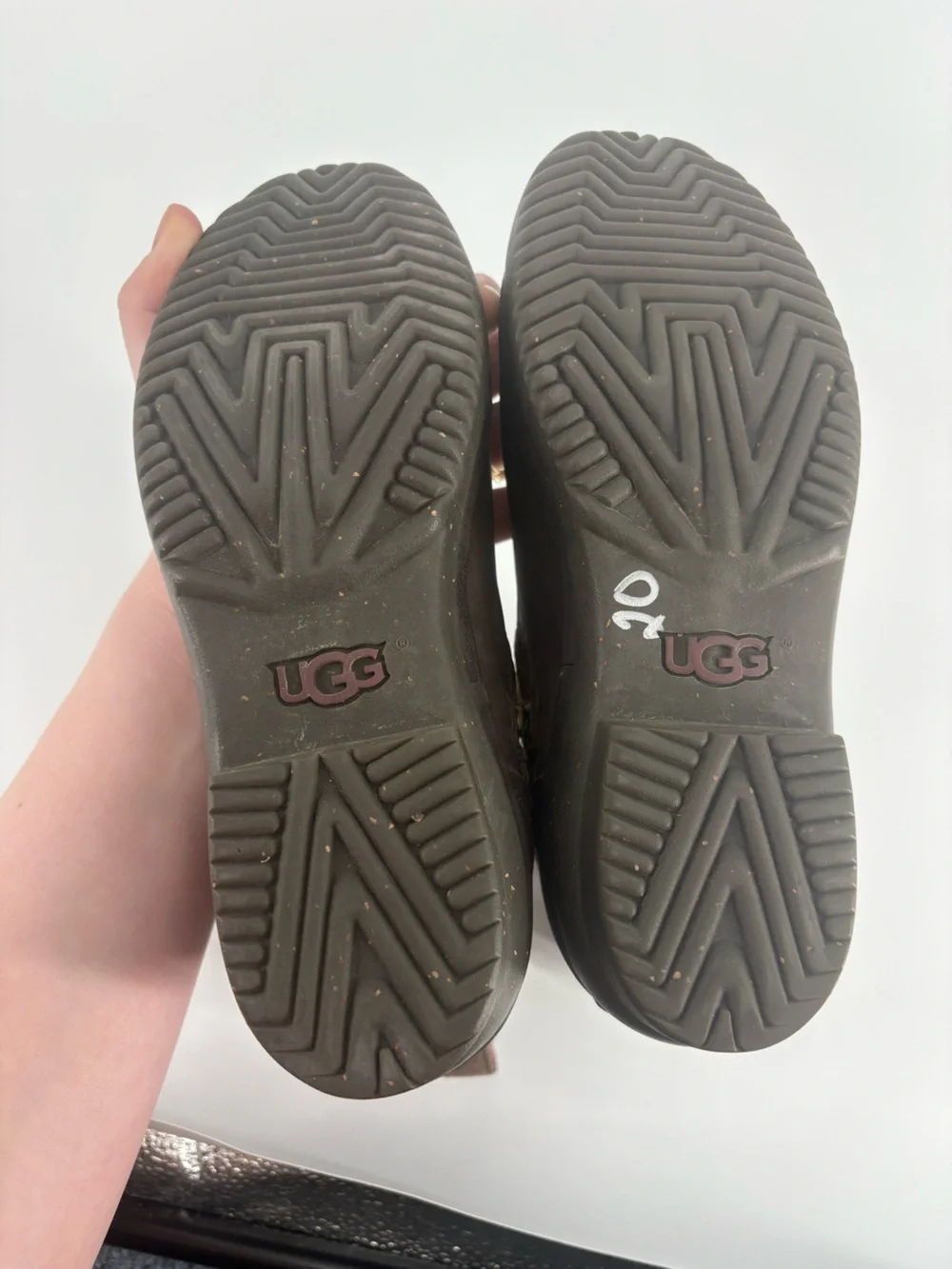 Ugg Simmens Green and Brown Cold-Weather Waterproof Boots
